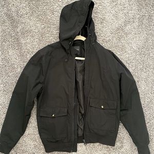 Black Primark bomber jacket for winter